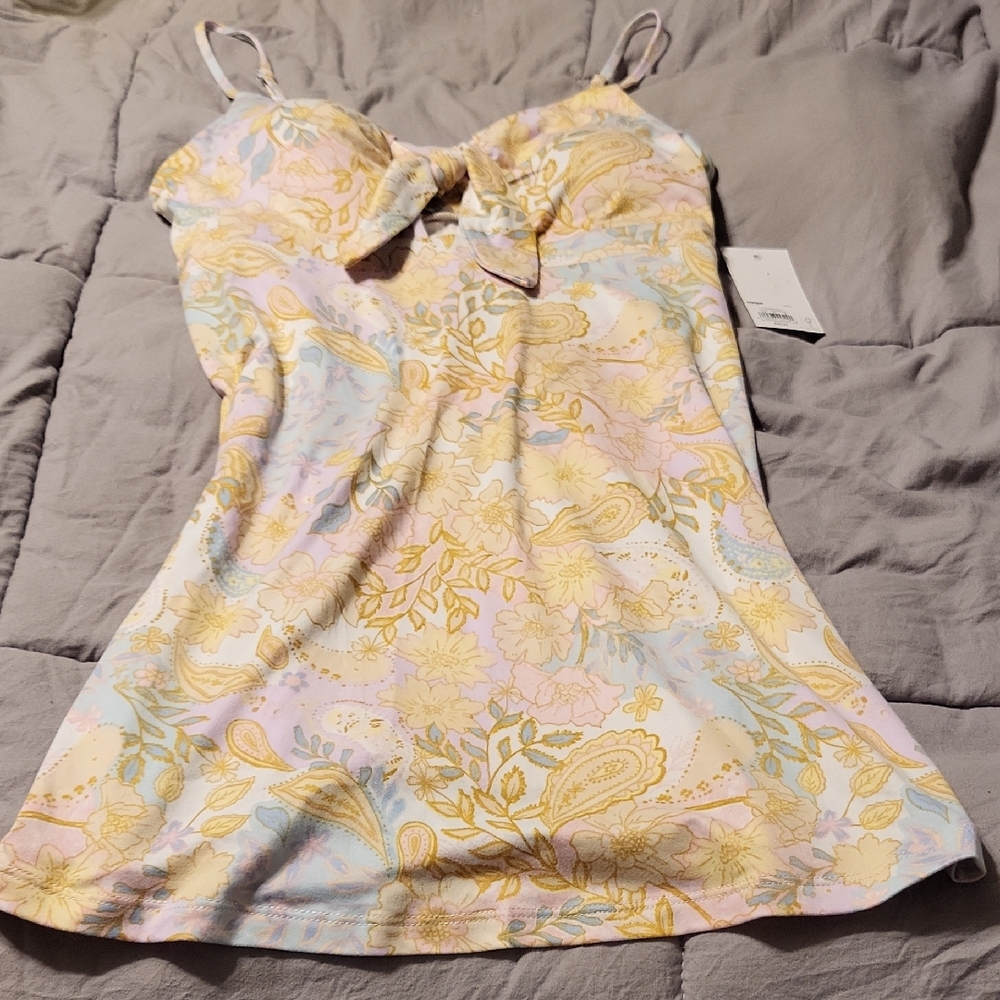 NWT SO Pastel Floral Dress
